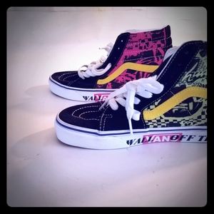 Van's off the wall high tops lady Van's sz 7.5 us